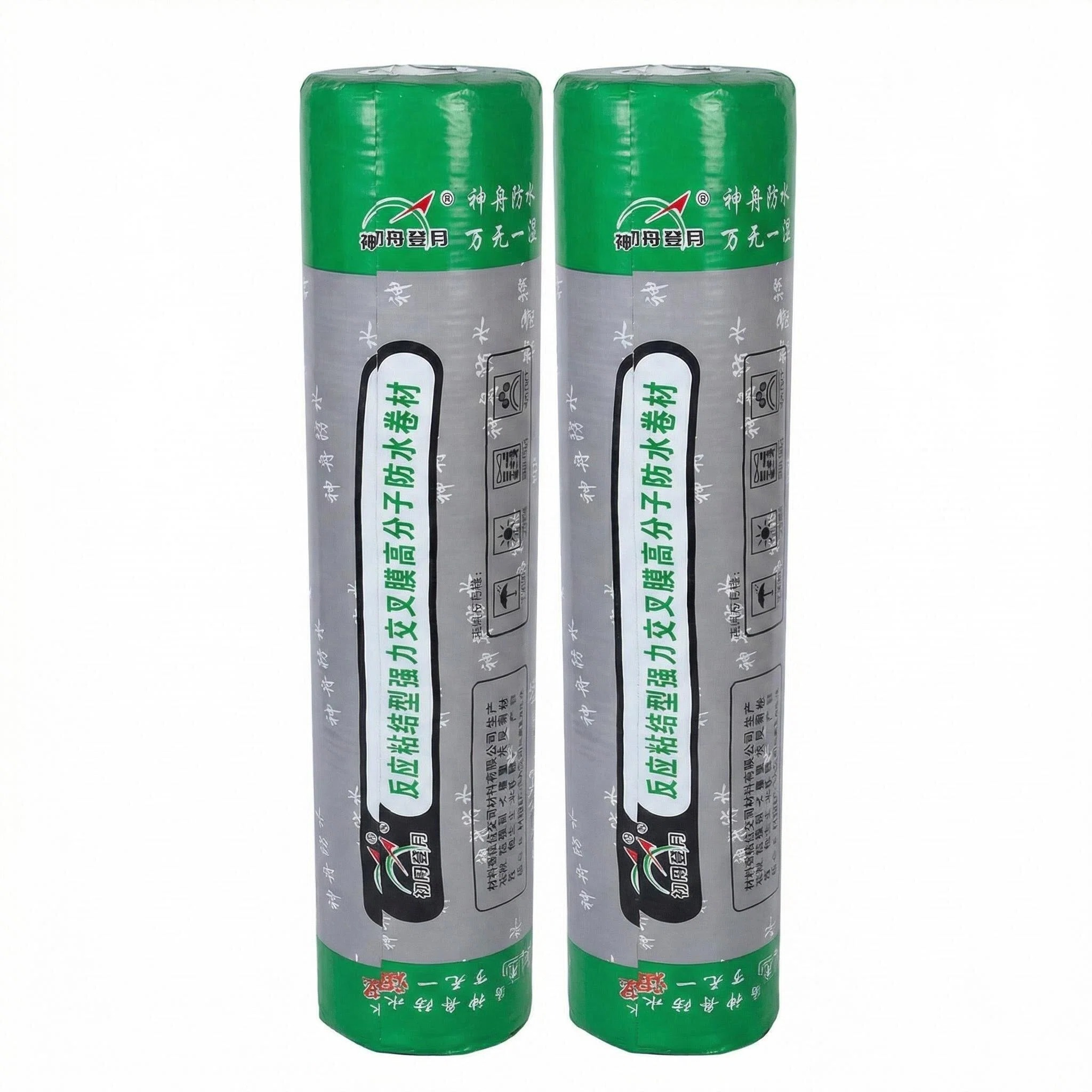 SZ Self-Adhesive Polymer Rubber Asphalt Reaction-Bonded Strong Cross-Laminated Film Waterproofing Membrane 1.5mm